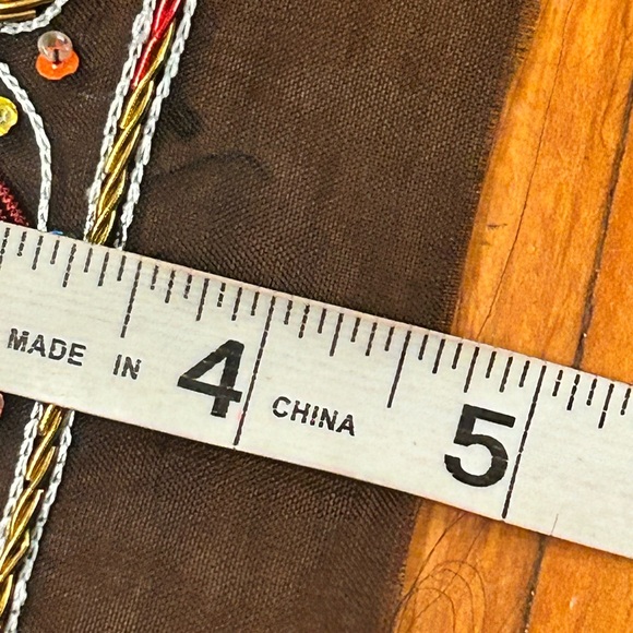 NWT 46” x 4” Organza beaded trim - Picture 9 of 11